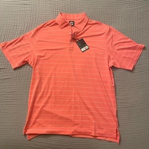 Foot Joy Lisle Double Pin Stripe Self Collar